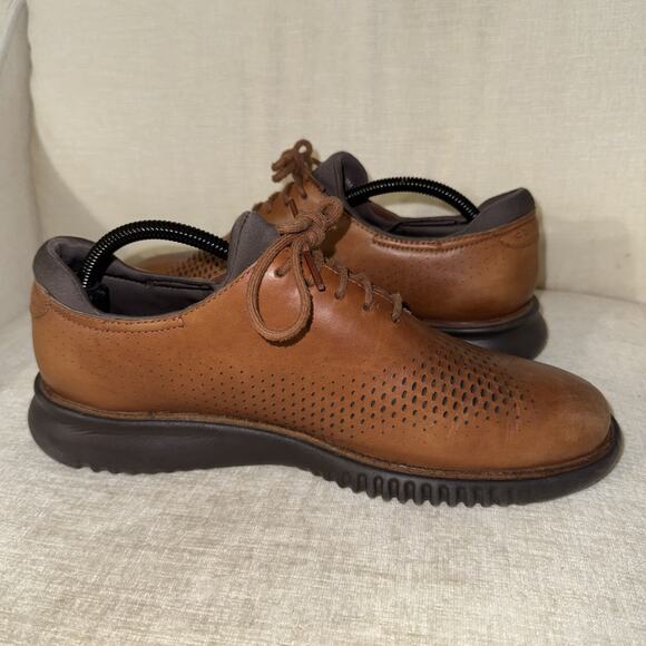 Cole Haan 2.0 ZEROGRAND Laser Wing Tip Oxfords Men’s Shoes Size 9 EUC C25351 BRW main image 6
